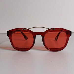 Red Aviator Glasses